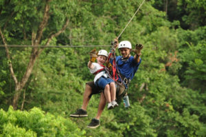 Resa till Costa Rica Arenal zipline